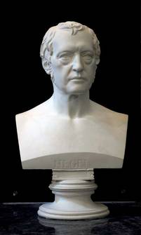 Hegel Büste von Vorne